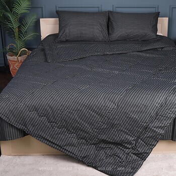 Фото MirSon комплект 2901 Color Fun Line Stripe Black летний 155x215 (2200010954210)