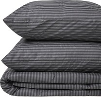Фото MirSon комплект 2925 Color Fun Line 17-0611 Stripe Black Хлопок летний 2x 143x210 (2200010960013)