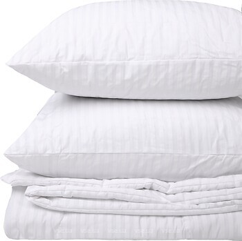 Фото MirSon комплект 2932 Color Fun Line 17-0605 Stripe White Bamboo летний 155x215 (2200010961607)