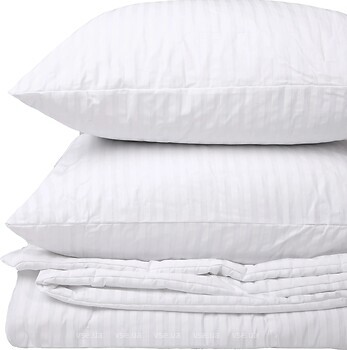 Фото MirSon комплект 2938 Color Fun Line 17-0605 Stripe White Шерсть летний 140x205 (2200010963168)