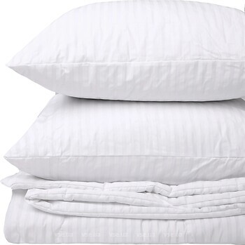 Фото MirSon комплект 2950 Color Fun Line 17-0605 Stripe White Silk летний 110x140 (2200010965834)