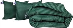 Фото MirSon набор 1007 Color Fun Line 17-0612 Stripe Emerald Eco-Soft летний 155x215 (2200010869323)