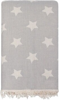 Фото Barine Wool Star Throw grey 135x170