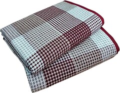 Фото Love You Клетка 170x210 бордовый