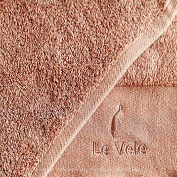 Фото Le Vele полотенце махровое 100x150 коричневое