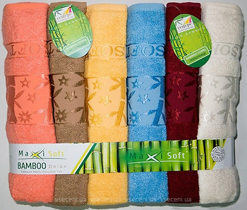 Фото Cestepe набор полотенец 6 шт Bamboo Soft 50x90