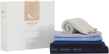 Фото MirSon набор полотенец 5087 Elite SoftNess azure 70x140 6 шт