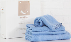 Фото MirSon набор полотенец 5072 Elite SoftNess cornflower 70x140 6 шт