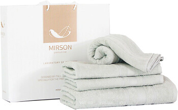 Фото MirSon набор полотенец 5078 Elite SoftNess menthol 50x90, 70x140