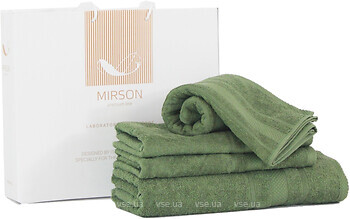 Фото MirSon набор полотенец 5079 Elite SoftNess military 50x90 6 шт