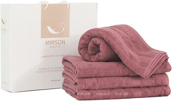 Фото MirSon набор полотенец 5083 Elite SoftNess violet 50x90 6 шт