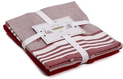 Фото Maisonette набор полотенец Flat 40x60 2 шт красный