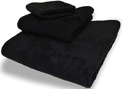 Фото Home Line махровое полотенце Турция 70x140 черное (144984)