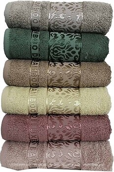 Фото Cestepe набор полотенец Bamboo Damaks 70x140 6 шт