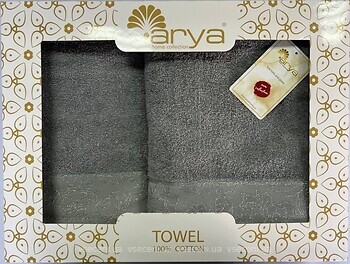Фото Arya набор полотенец Sena 50x90, 70x140 светло-серый