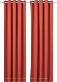 Фото IKEA Hilleborg (Хиллеборг) 145x300 коричнево-красная (204.636.45)