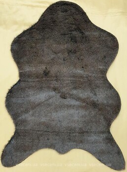 Фото Zeron меховый коврик V-15 0.7x1.2 коричневый (18116)