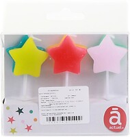 Фото Actuel набор свечей Звезда для торта 6 шт