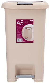 Фото MVM BIN-01 45 L beige