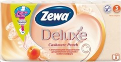 Фото Zewa Туалетная бумага Deluxe Cashmere Peach 3-слойная 8 шт