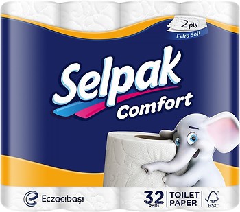 Фото Selpak Туалетная бумага Comfort 2-слойная 32 шт