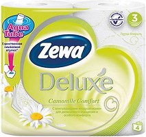 Фото Zewa Туалетная бумага Deluxe Camomile Comfort 3-слойная 4 шт