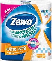 Фото Zewa Бумажные полотенца Wisch & Weg Design 2-слойные 2 шт