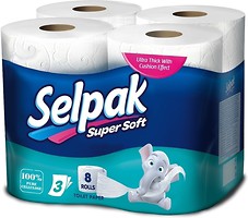 Фото Selpak Туалетная бумага Super Soft 3-слойная 8 шт