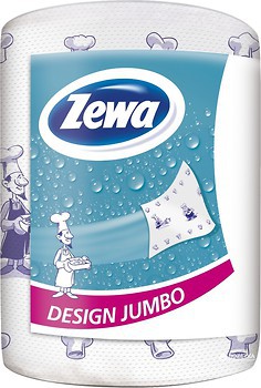 Фото Zewa Бумажные полотенца Design Jumbo 2-слойные 1 шт