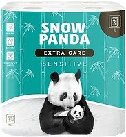 Фото Сніжна панда Туалетная бумага Extra Care Sensitive 3-слойная 8 шт