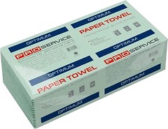Фото PROservice Бумажные полотенца Optimum V 1-слойные зеленые 160 шт (33760920)