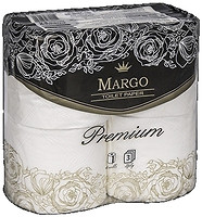 Фото Margo Туалетная бумага Premium 3-слойная 4 шт