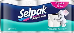 Фото Selpak Туалетная бумага Super Soft 3-слойная 16 шт