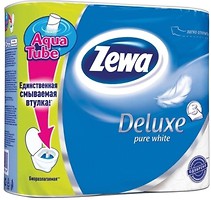 Фото Zewa Туалетная бумага Deluxe Pure 3-слойная 4 шт