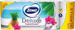 Фото Zewa Туалетная бумага Deluxe Tropical Dreams 3-слойная 10 шт