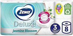 Фото Zewa Туалетная бумага Deluxe Jasmine Blossom 3-слойная 8 шт