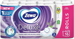 Фото Zewa Туалетная бумага Deluxe Lavender Dreams 3-слойная 16 шт