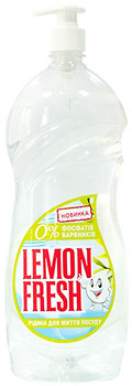 Фото Lemon Fresh Средство для мытья посуды Прозрачное 1.5 л