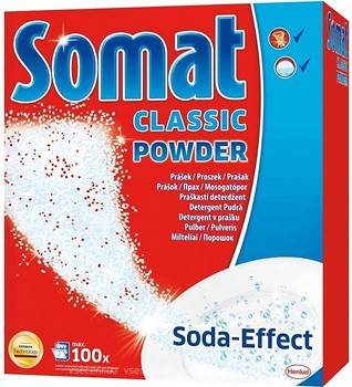 Фото Somat Порошок для посудомоечных машин Classic Powder Soda Effect 2.5 кг