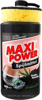 Фото Maxi Power Средство для мытья посуды Черный уголь 1 л