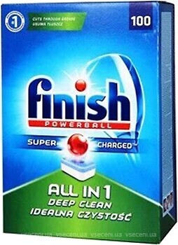 Фото Finish Таблетки для посудомоечных машин All in 1 100 шт