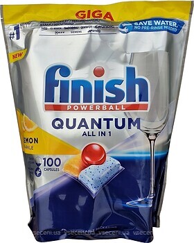 Фото Finish таблетки для посудомоечных машин Quantum Lemon 100 шт