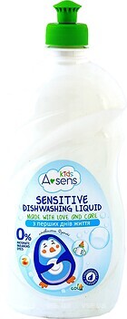 Фото A-Sens Kids средство для мытья посуды Sensitive 500 мл