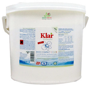 Фото Klar Органический стиральный порошок цвет 4,75 кг