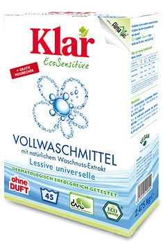 Фото Klar Органический универсальный стиральный порошок с экстрактом мыльного ореха 2.475 кг