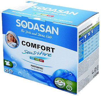 Фото Sodasan Детский порошок Comfort Sensitive 1,2 кг