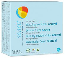 Фото Sonett Органический стиральный порошок для цветных тканей Neutral 1.2 кг