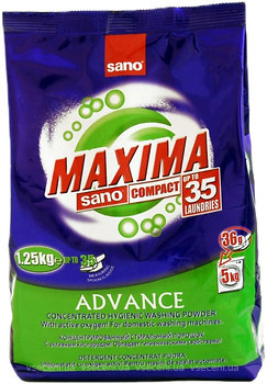 Фото Sano Стиральный порошок Maxima Advance 1.25 кг