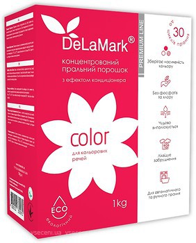 Фото DeLaMark Стиральный порошок Color с эффектом кондиционера 1 кг