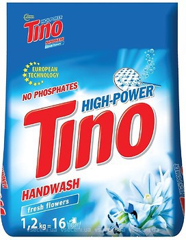 Фото Tino High-Power Универсальный стиральный порошок Fresh flowers 1.2 кг